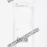Белый карбоновый полимерный ремешок Casio 10510203 для часов Casio GW-9400BTJ-8 Burton