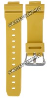 Желтый полимерный ремешок Casio 10303984 для часов Casio DW-5600CS-9