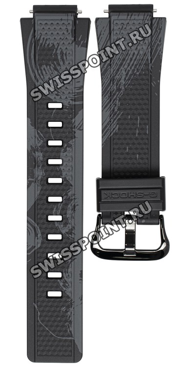 Серый полимерный ремешок Casio 10610287 для часов Casio GST-B200TJ-1A