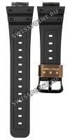 Черный полимерный ремешок Casio 10442291 для часов Casio DW-5030C-1
