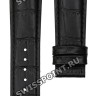 Черный кожаный ремешок Certina C610019953, теленок, имитация крокодила, без замка, 21/18 мм, для часов Certina Moon Phase C033.450