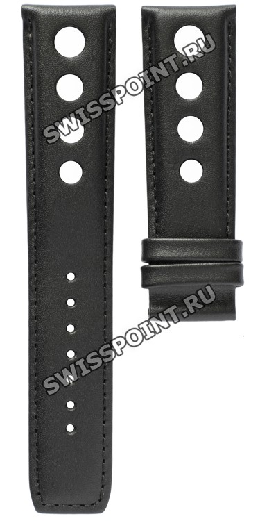 Черный кожаный ремешок Tissot T610038131, теленок, без замка, 22/20 мм, для часов Tissot Heritage 1973 T124.427, PRS 516 T925.427