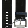 Синий кожаный ремешок Tissot T600044486 / T610044488, теленок, 22/22, серая пряжка, для часов Tissot Chrono XL T116.617.36.047.02, T116617