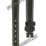 Черный кожаный ремешок Longines L682112053, теленок, 10/8, без замка, для часов Longines Evidenza L2.175.0, L2.175.4,