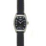 Черный кожаный ремешок Longines L682112053, теленок, 10/8, без замка, для часов Longines Evidenza L2.175.0, L2.175.4,