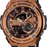 Черный полимерный ремешок Casio 10502763, стальная пряжка, для часов Casio G-Shock GST-210, GST-400, GST-410, GST-S100, GST-S110, GST-W100, GST-W110