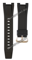 Черный полимерный ремешок Casio 10502763, стальная пряжка, для часов Casio G-Shock GST-210, GST-400, GST-410, GST-S100, GST-S110, GST-W100, GST-W110