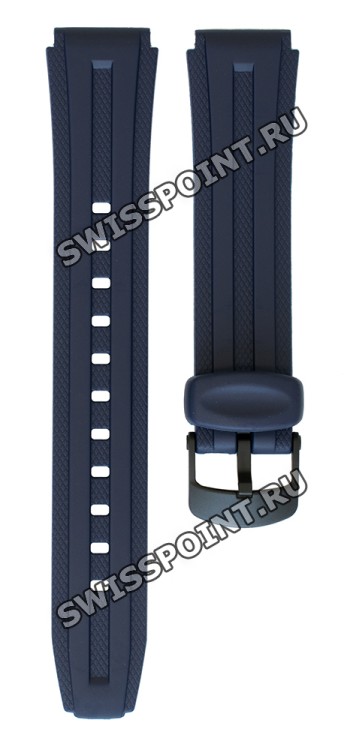 Синий полимерный ремешок Casio 10268501 для часов Casio W-211-2A