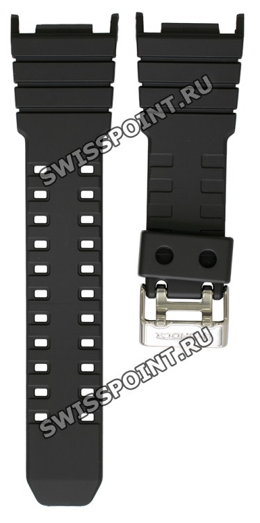 Черный полимерный ремешок Casio 10577415 для часов Casio DW-D5500BB-1