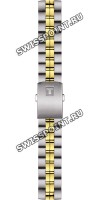 Двухцветный стальной браслет Tissot T605029566, сталь/желтый, для часов Tissot  PR100 T049.407, T049.410
