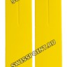 Желтый силиконовый ремешок Tissot T610020718, 20/20, без замка, для часов Tissot T-Touch Nascar Z252/352, Z253/353