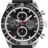 Черный кожаный ремешок Tissot T610029673, теленок, 22/20, с отверстиями, без замка, для часов Tissot PRS 516 T044.614, T044614A, T044.632, T044632A