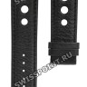 Черный кожаный ремешок Tissot T610029673, теленок, 22/20, с отверстиями, без замка, для часов Tissot PRS 516 T044.614, T044614A, T044.632, T044632A