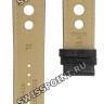 Черный кожаный ремешок Tissot T610029673, теленок, 22/20, с отверстиями, без замка, для часов Tissot PRS 516 T044.614, T044614A, T044.632, T044632A