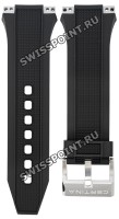 Черный каучуковый ремешок Certina C603017962, стальная пряжка, для часов Certina DS Eagle C023.739.27.051.00