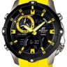 Желтый полимерный ремешок Casio 10449652 для часов Casio EMA-100B-1A9