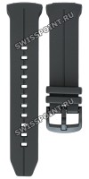 Черный полимерный ремешок Casio 10550770 для часов Casio BGS-100-1A, BGS-100SC-1A