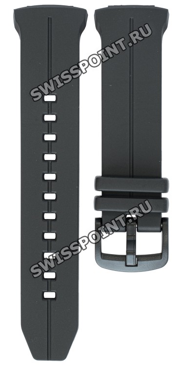 Черный полимерный ремешок Casio 10550770 для часов Casio BGS-100-1A, BGS-100SC-1A