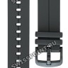 Черный полимерный ремешок Casio 10550770 для часов Casio BGS-100-1A, BGS-100SC-1A