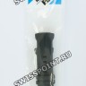 Черный полимерный ремешок Casio 10550770 для часов Casio BGS-100-1A, BGS-100SC-1A