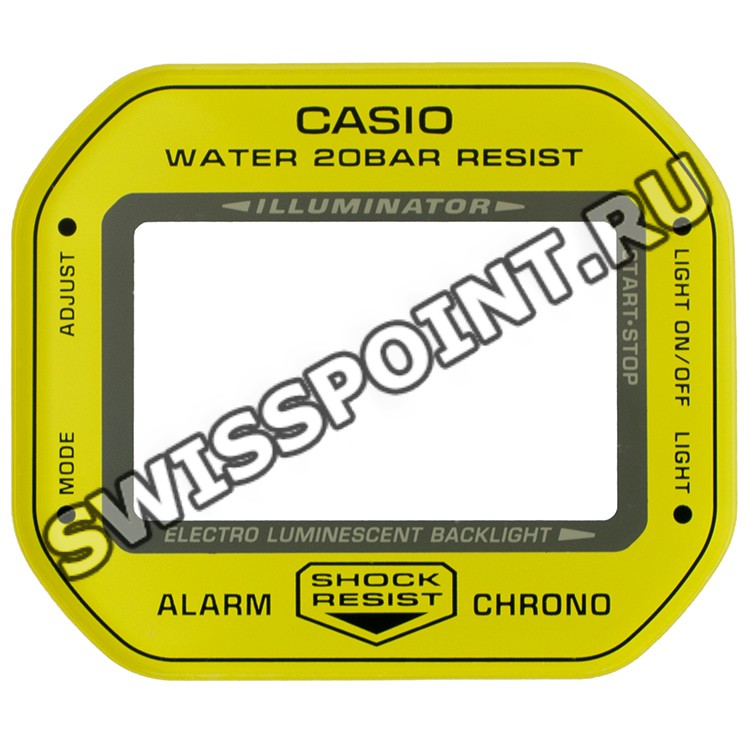 Минеральное стекло Casio 10570811 с принтом для часов Casio DW-5600CMA-9