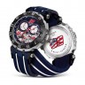 Синий каучуковый ремешок Tissot T610038198, без замка, для часов Tissot T-Race T092.417, T092.427 Nicky Hayden 2016 Limited Edition