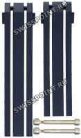 Синий каучуковый ремешок Tissot T610038198, без замка, для часов Tissot T-Race T092.417, T092.427 Nicky Hayden 2016 Limited Edition