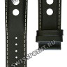 Черный кожаный ремешок Tissot T610045136, теленок, 22/20, без замка, для часов Tissot Heritage 1973 T124.427