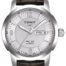 Коричневый кожаный ремешок Tissot T610014578, удлиненный, 19/18 XL, имитация крокодила, без замка, для часов Tissot T014.430, T014.410, T014.417, T014.421