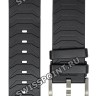 Черный каучуковый ремешок Tissot T603044330, 23/22, титановая пряжка, для часов Tissot T121.420.47.051.00 T-Touch Connect Solar