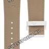 Белый кожаный ремешок Tissot T610028963, теленок, 22/18, без замка, для часов Tissot T-Wave T023.309