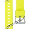 Желтый полимерный ремешок Casio 10470459 для часов Casio PRW-3000-9B