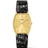 Черный кожаный ремешок Longines L682149056, 19/16, с вырезом 16 мм, без замка, для часов Longines Prestige L4.823.6.32.0