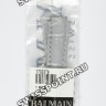 Серый кожаный ремешок Balmain B1732379, 16/14, с боковым вырезом, без замка, для часов Balmain Orithia 4091