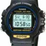 Черный полимерный ремешок Casio 71604350 для часов Casio AD-300, AW-61, AW-506, DW-280, DW-290, DW-340, MD-309, MD-310