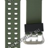 Зеленый полимерный ремешок Casio 10697538 для часов Casio Mudmaster GG-1000-1A3