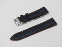 Черный кожаный ремешок из кожи теленка STAILER ORIGINAL 4161-2211 размер (22/20 мм), длина L (120 / 80 мм) гладкий Черный кожаный ремешок из кожи теленка STAILER ORIGINAL 4161-2211 размер (22/20 мм), длина L (120 / 80 мм) гладкий