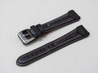 Коричневый кожаный ремешок из кожи теленка STAILER ORIGINAL 5022-2411 размер (24/18 мм), длина L (120 / 80 мм) с тиснением под кожу крокодила Коричневый кожаный ремешок из кожи теленка STAILER ORIGINAL 5022-2411 размер (24/18 мм), длина L (120 / 80 мм) с тиснением под кожу крокодила