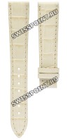 Бежевый кожаный ремешок Tissot T610027538, имитация крокодила, 17/14, без замка, для часов Tissot PRC 100 T008.217, P833/933 Бежевый кожаный ремешок Tissot T610027538, имитация крокодила, 17/14, без замка, для часов Tissot PRC 100 T008.217, P833/933