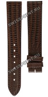 Коричневый кожаный ремешок Longines L682100447, 18/16, без замка, для часов Longines Presence L4.636.2, L4.637.2 Коричневый кожаный ремешок Longines L682100447, 18/16, без замка, для часов Longines Presence L4.636.2, L4.637.2