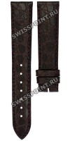 Коричневый кожаный ремешок Longines L682100666, 18/16, без замка, для часов Longines Коричневый кожаный ремешок Longines L682100666, 18/16, без замка, для часов Longines