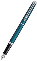 Ручка WATERMAN 1869013 Перьевая ручка Waterman Hemisphere 2013, Metallic Blue CT, перо: F (№ 402) Ручка WATERMAN 1869013 Перьевая ручка Waterman Hemisphere 2013, Metallic Blue CT, перо: F (№ 402)