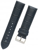 2047-2201 Синий кожаный ремешок Stailer Original, теленок, под крокодила, 22/20 мм, 115/75 мм 2047-2201 Синий кожаный ремешок Stailer Original, теленок, под крокодила, 22/20 мм, 115/75 мм