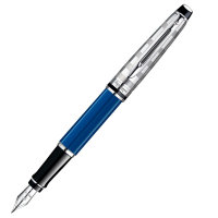 Ручка WATERMAN 1904580 Expert - Deluxe Obsession Blue CT, перьевая ручка, F (№ 212) Ручка WATERMAN 1904580 Expert - Deluxe Obsession Blue CT, перьевая ручка, F (№ 212)