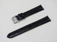 Черный кожаный ремешок из кожи крокодила STAILER ORIGINAL 2941-1811 размер (18/16 мм), длина L (120 / 80 мм) Черный кожаный ремешок из кожи крокодила STAILER ORIGINAL 2941-1811 размер (18/16 мм), длина L (120 / 80 мм)