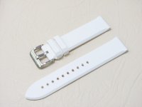 Белый каучуковый ремешок STAILER ORIGINAL CS480-2011 размер (20/20 мм), длина L (120 / 80 мм) гладкий Белый каучуковый ремешок STAILER ORIGINAL CS480-2011 размер (20/20 мм), длина L (120 / 80 мм) гладкий