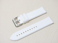 Белый каучуковый ремешок STAILER ORIGINAL CS480-2211 размер (22/22 мм), длина L (120 / 80 мм) гладкий Белый каучуковый ремешок STAILER ORIGINAL CS480-2211 размер (22/22 мм), длина L (120 / 80 мм) гладкий