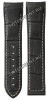 Черный каучуковый ремешок Omega O032RUZ005700 с накладкой из кожи аллигатора, 22/20, длина 100/95, без замка, для часов Omega 2153 Seamaster Planet Ocean III 45.5мм Черный каучуковый ремешок Omega O032RUZ005700 с накладкой из кожи аллигатора, 22/20, длина 100/95, без замка, для часов Omega 2153 Seamaster Planet Ocean III 45.5мм