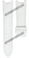 Белый кожаный ремешок Balmain B1730843, 20/18, с вырезом 11 мм, без замка, для часов Balmain Classica 5071, 5075, 5079 Белый кожаный ремешок Balmain B1730843, 20/18, с вырезом 11 мм, без замка, для часов Balmain Classica 5071, 5075, 5079