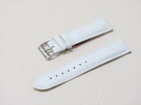 Белый кожаный ремешок из кожи теленка STAILER ORIGINAL 2680-2001 размер (20/18 мм), длина M (105 / 70 мм) с тиснением под кожу крокодила Белый кожаный ремешок из кожи теленка STAILER ORIGINAL 2680-2001 размер (20/18 мм), длина M (105 / 70 мм) с тиснением под кожу крокодила